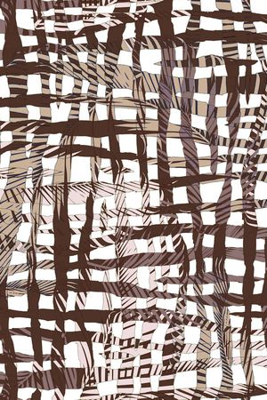 黑底花卉印花华亿平台图片