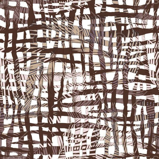 黑底花卉印花华亿平台图片