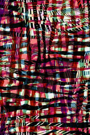 黑底花卉印花华亿平台图片