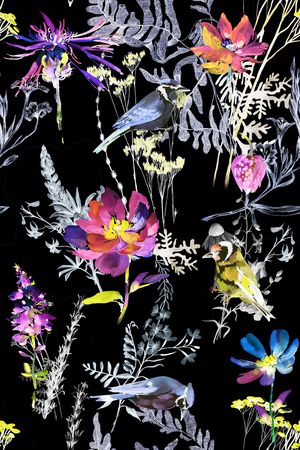 鸟印花华亿平台图片