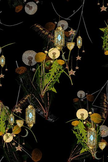 植物印花华亿平台图片