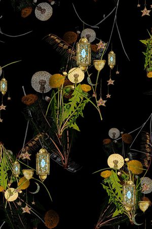 植物印花华亿平台图片