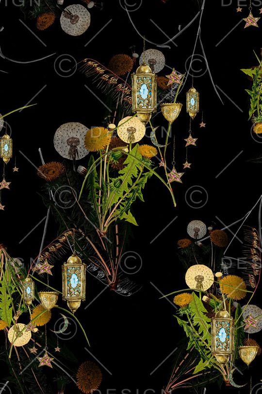 植物印花华亿平台图片