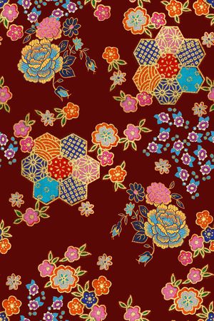 中国风印花华亿平台图片