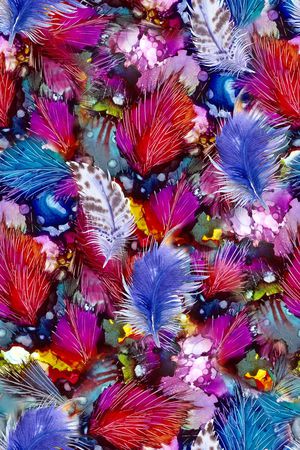 抽象印花华亿平台图片