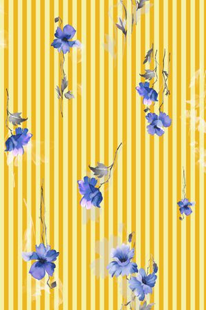 条纹印花华亿平台图片