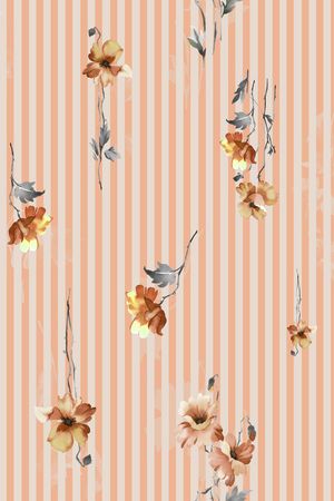 条纹印花华亿平台图片