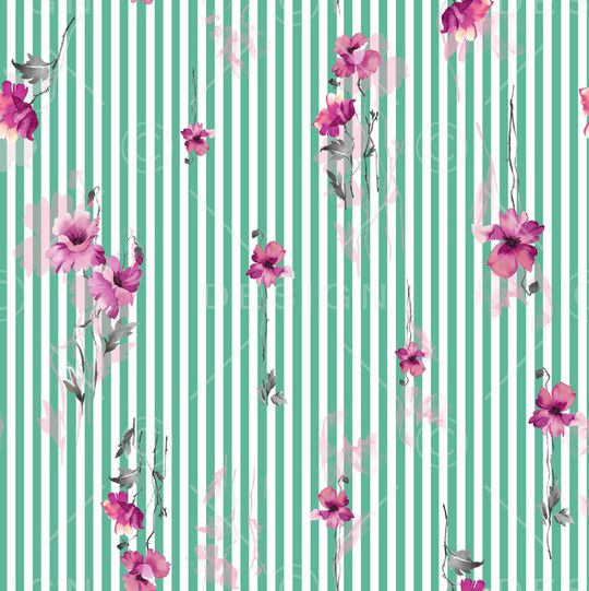 条纹印花华亿平台图片