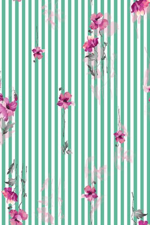 条纹印花华亿平台图片