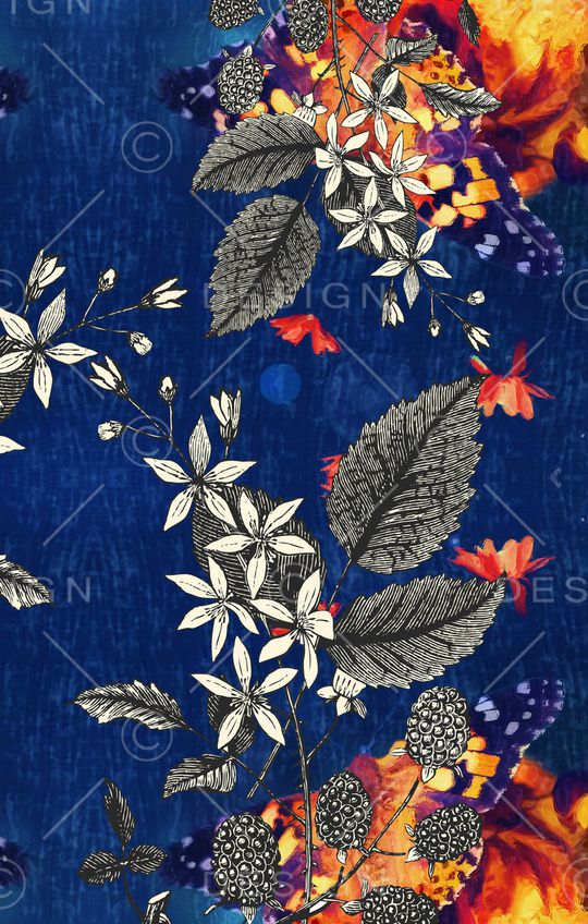 春夏华亿平台印花华亿平台图片