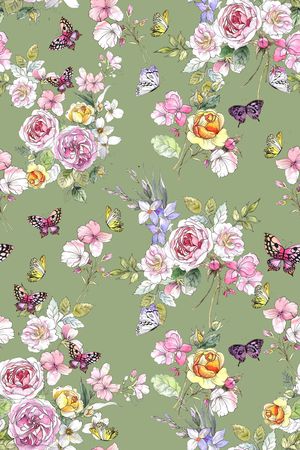 小碎花印花华亿平台图片