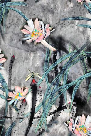 绘画印花华亿平台图片