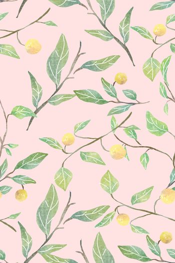 1053945-水彩植物1(粉）