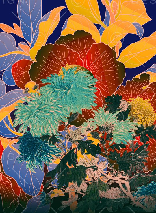 波西米亚印花华亿平台图片