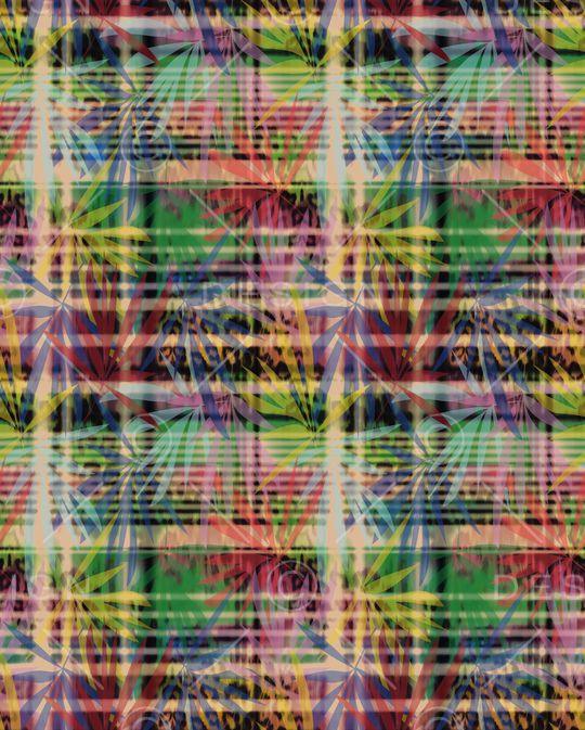 条纹印花华亿平台图片