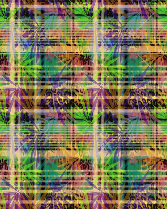 条纹印花华亿平台图片