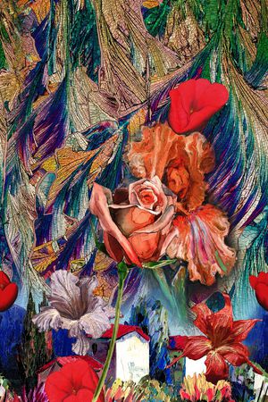 抽象印花华亿平台图片