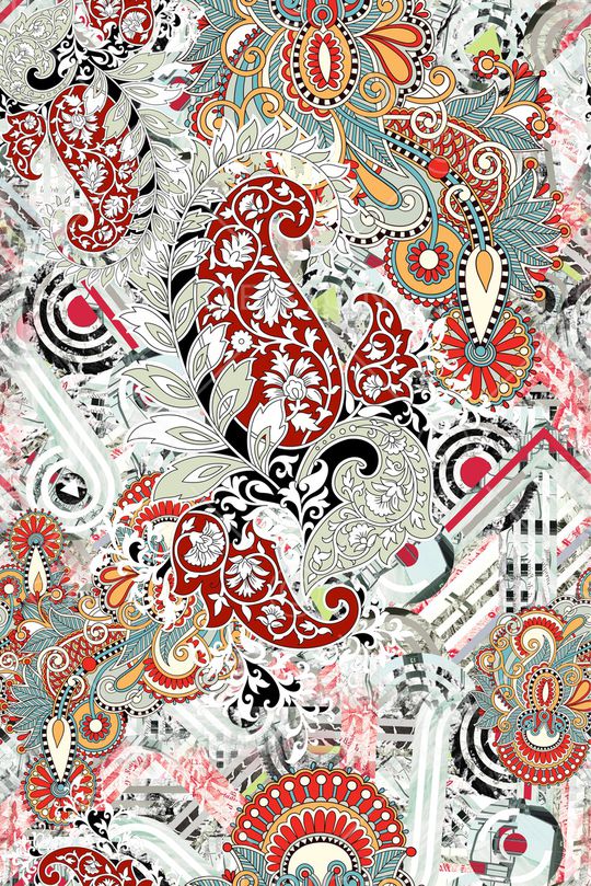 民族风印花华亿平台图片