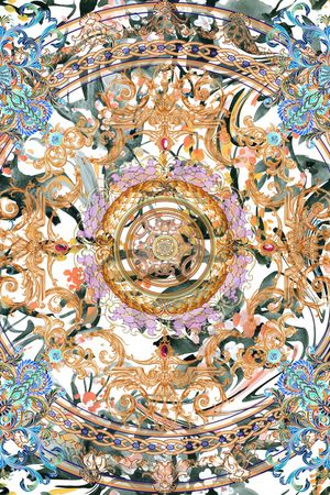 奢华印花华亿平台图片