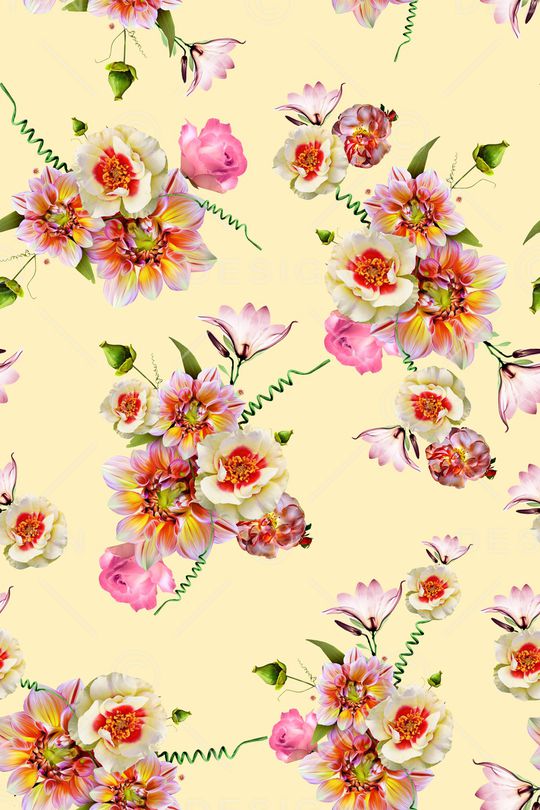 植物印花华亿平台图片