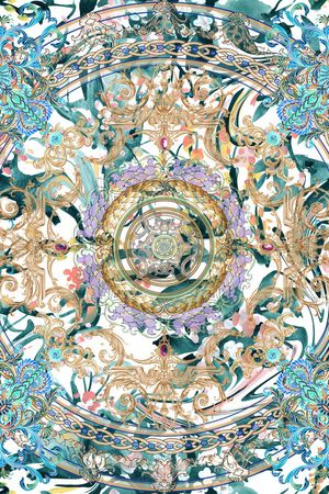 奢华印花华亿平台图片