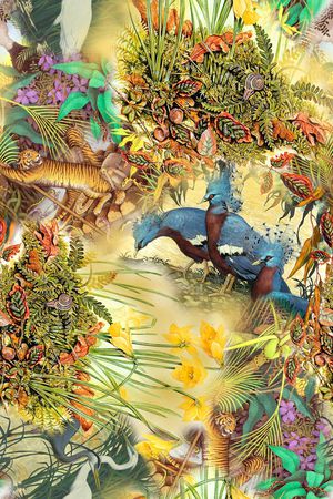 田园印花华亿平台图片