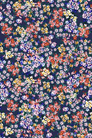 小碎花印花华亿平台图片