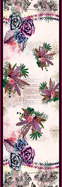 复古印花华亿平台图片