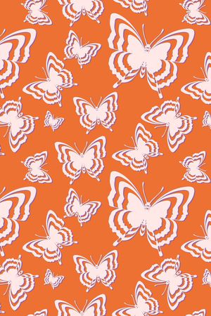 蝴蝶印花华亿平台图片