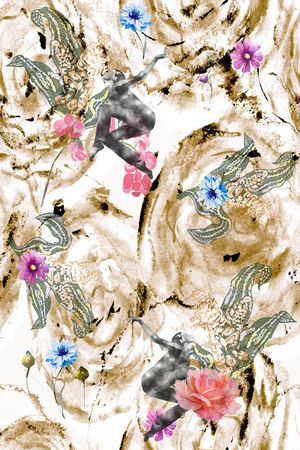 抽象印花华亿平台图片