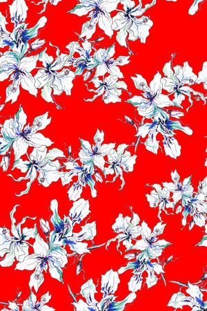 小碎花印花华亿平台图片