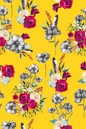 植物印花华亿平台图片