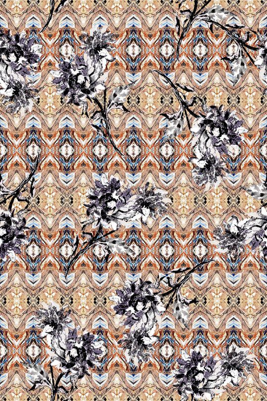 条纹印花华亿平台图片