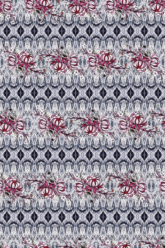 条纹印花华亿平台图片