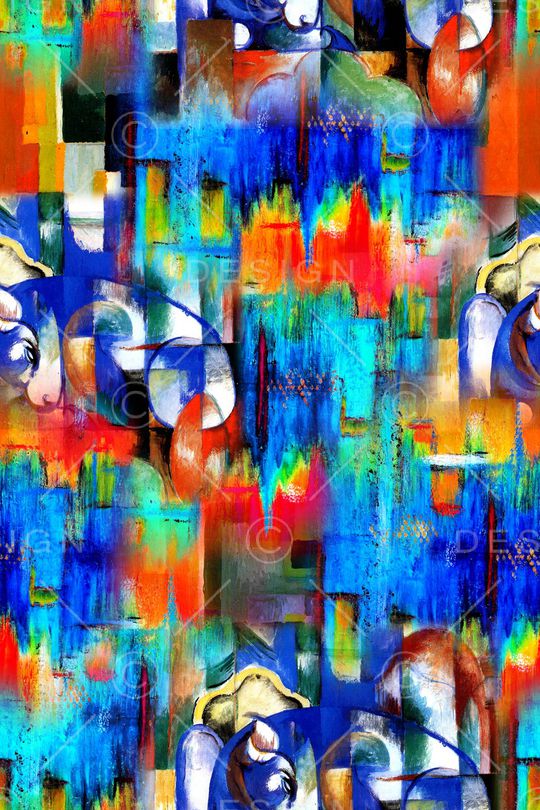 抽象印花华亿平台图片