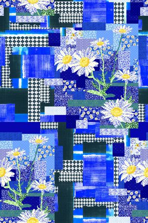 格子印花华亿平台图片