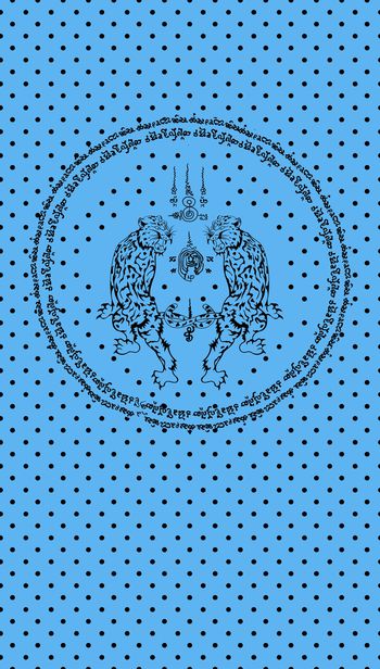 1056018-2只老虎-蓝