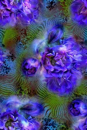 抽象印花华亿平台图片