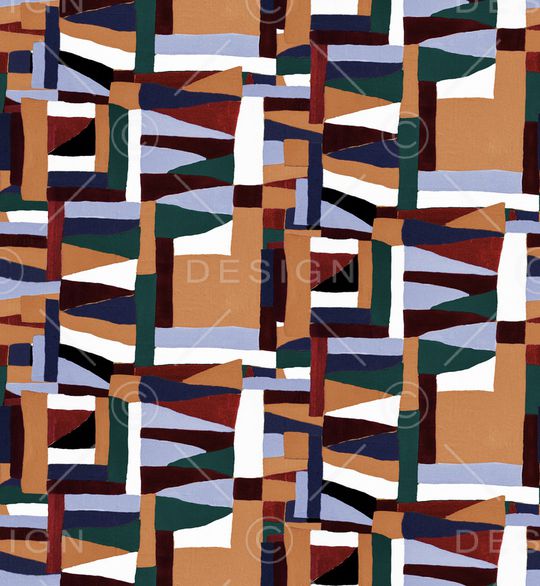 几何印花华亿平台图片