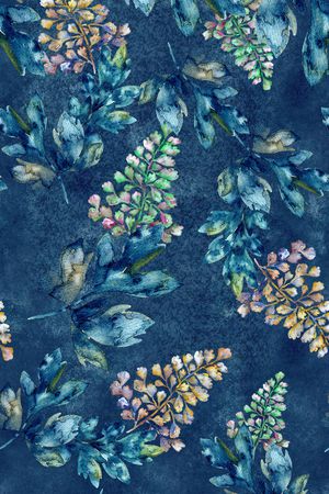 抽象花卉印花华亿平台图片