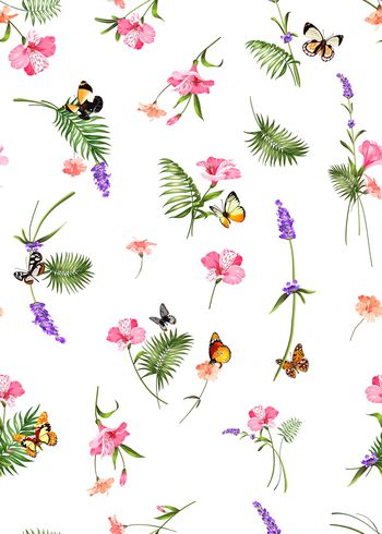 小碎花印花华亿平台图片