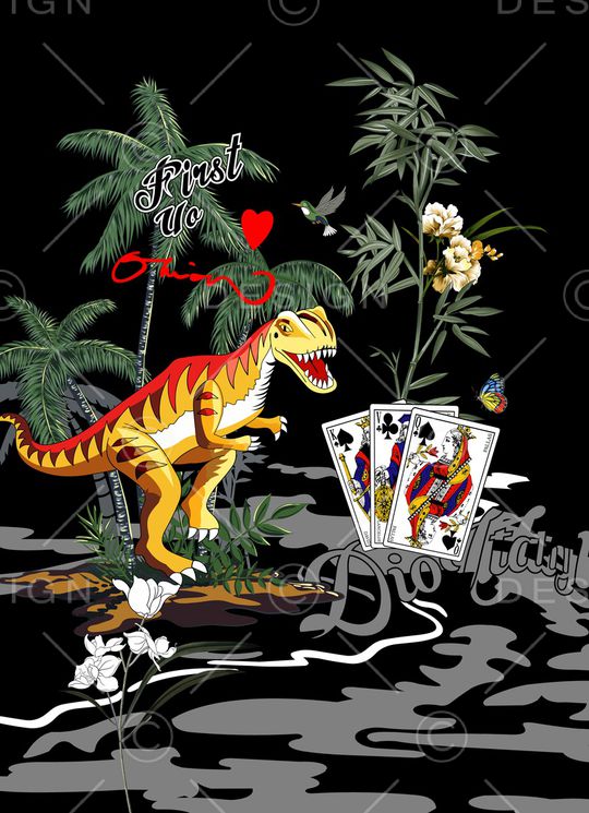 恐龙印花华亿平台图片