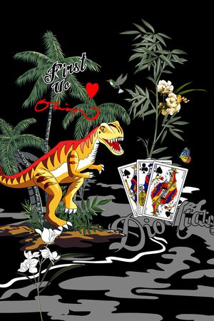 恐龙印花华亿平台图片