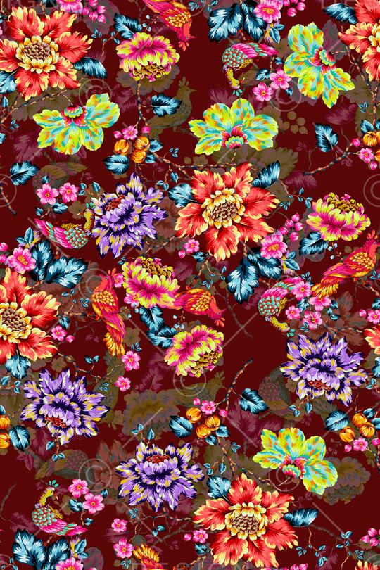 民族风印花华亿平台图片