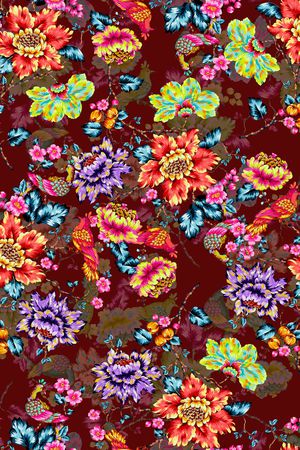 民族风印花华亿平台图片