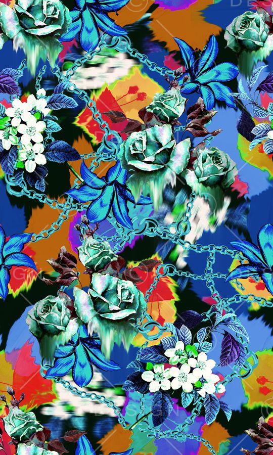 植物印花华亿平台图片