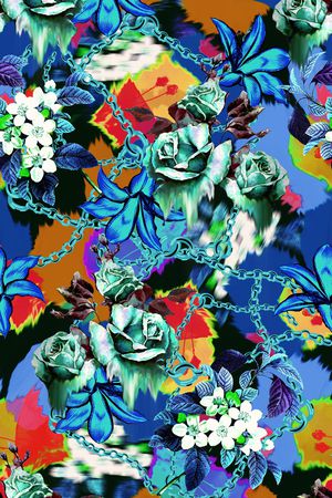 植物印花华亿平台图片