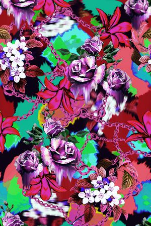 植物印花华亿平台图片