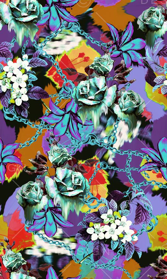 植物印花华亿平台图片