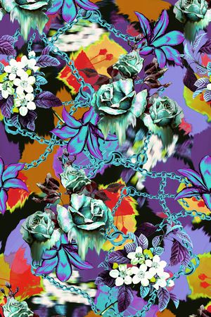 植物印花华亿平台图片